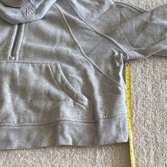 lululemon cropped scuba / heather gray / M/L - Picture 6 of 9